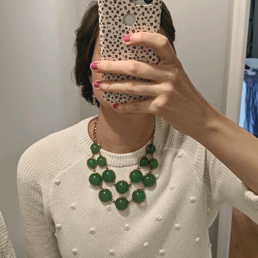 Green & gold Ann Taylor necklace